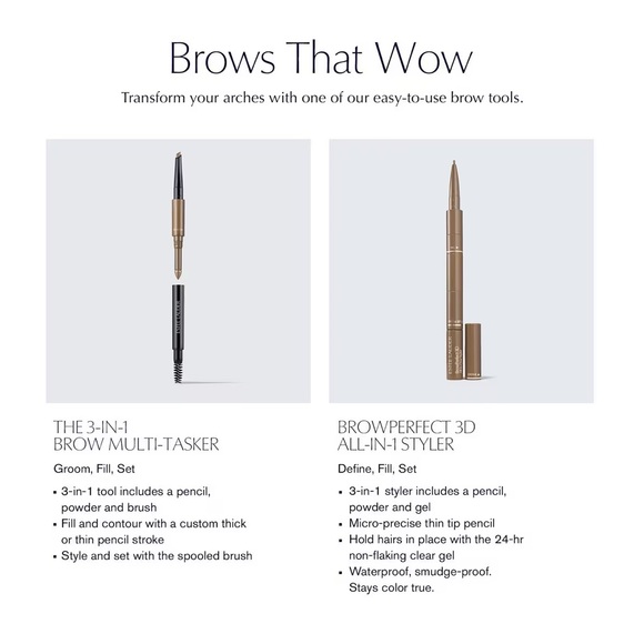Estee Lauder The Brow Multi-Tasker: Color 01, 02, 07 NEW - Picture 11 of 15